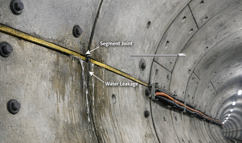 Step 3 Leave the stainless needle in the joint, remove the tube.