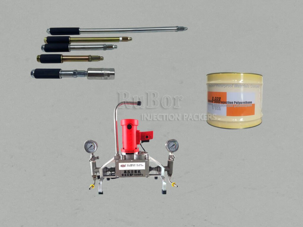 Curtain Injection Tools and Materials