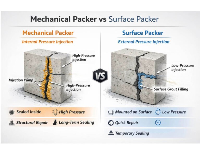 Mechanical vs surface packers